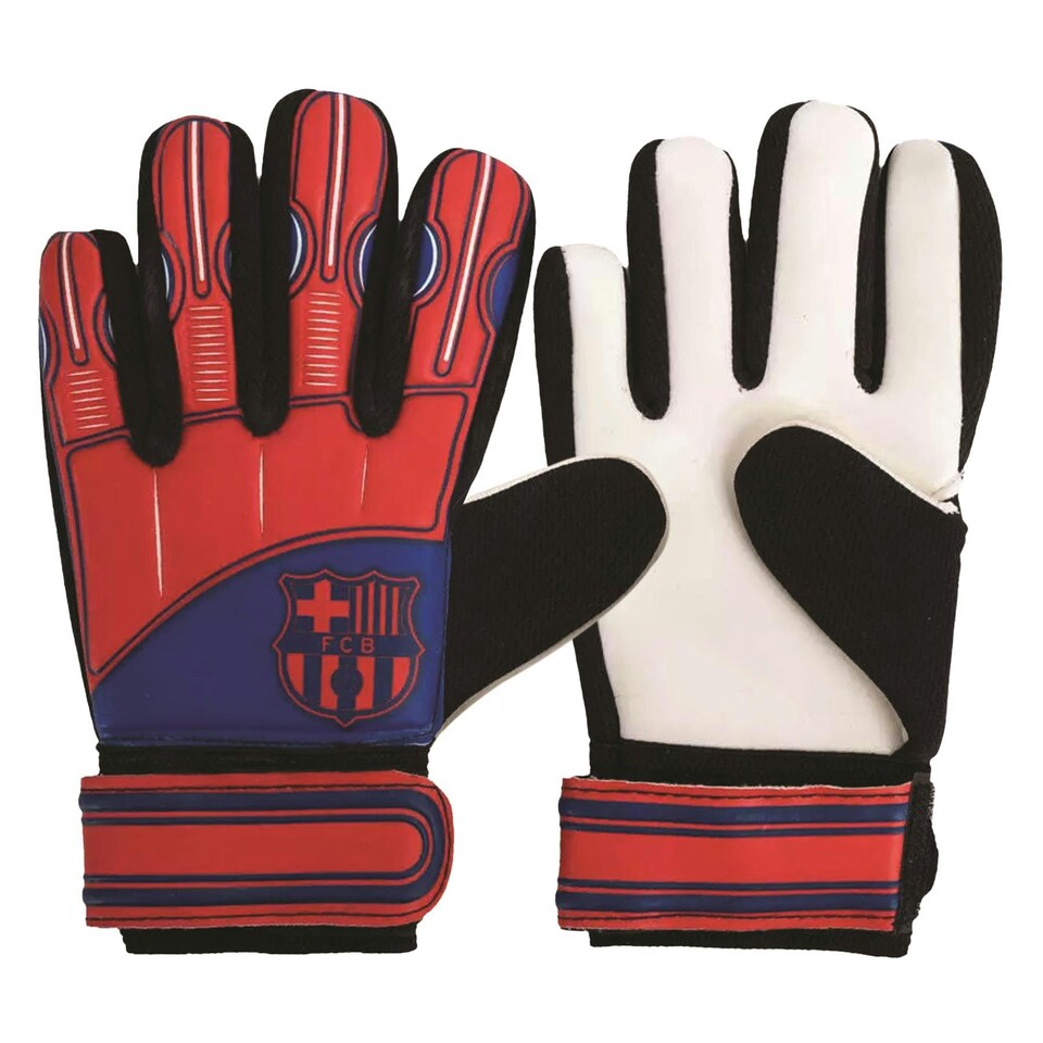 image 1 of Barcelona DELTA Goal Keeper Gloves - Junior (S5) Red
