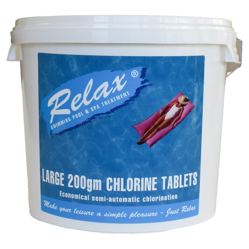 Plastica 4 x 5kg Relax 200g Chlorine Tabs