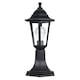image 1 of ValueLights Black Outdoor Post Topper Light with 6W Warm White Bulb | Black