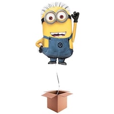 Despicable Me Minion Helium Foil Giant Balloon - Inflated Balloon in a Box