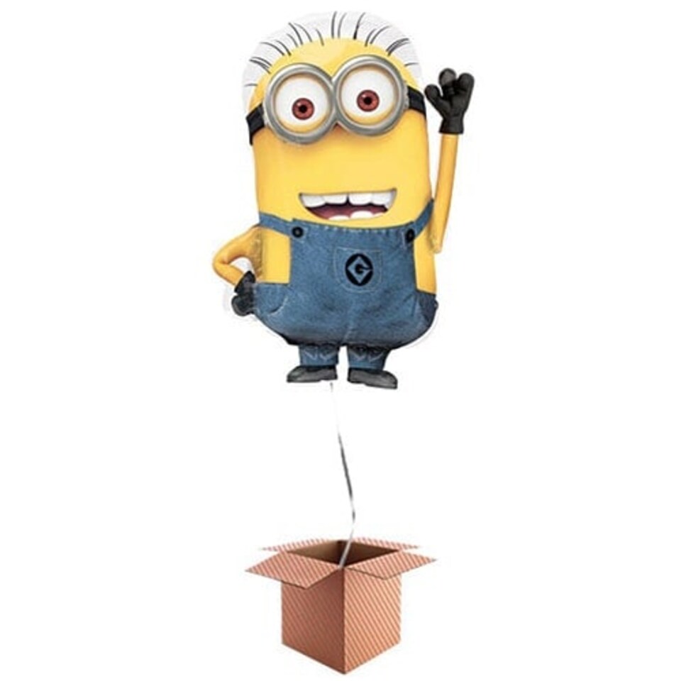 Despicable Me Minion Helium Foil Giant Balloon - Inflated Balloon in a Box