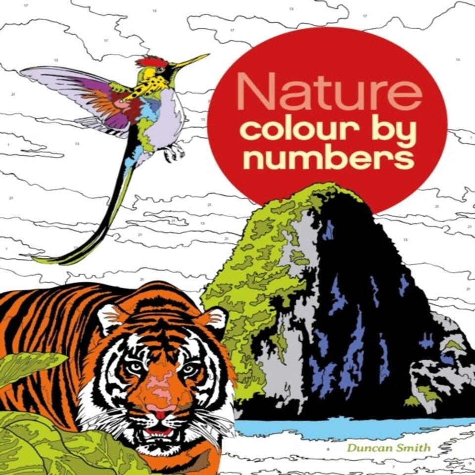 Nature Colour By Number Book