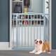 image 2 of Bettacare Curved Top Dog Gate, 197cm - 206cm, Matt Grey, Pressure Fit Pet Gate for Dog and Puppy, Pet and Dog Barrier | Grey