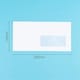 image 2 of Pack of 25 80gsm White Paper Window Self-adhesive Mailing Envelopes 11 x 22cm