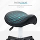 image 5 of HOMCOM Saddle Stool Adjustable Rolling Salon Chair for Massage Spa Beauty Black