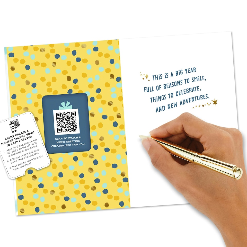 image 1 of Best Birthday Ever' Design Video Greetings General Birthday Card