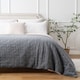 image 4 of Minky Weighted Blanket - Grey - Double Grey
