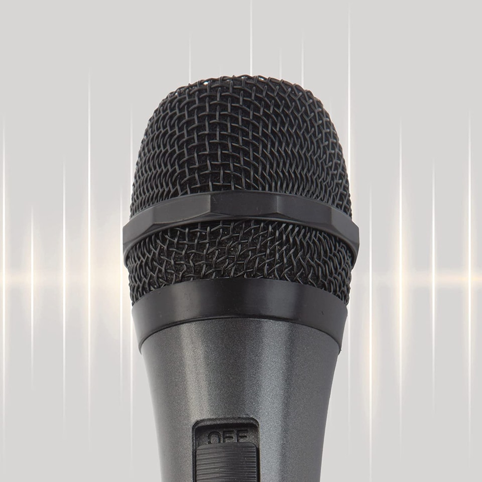 image 1 of PMS Wired Karaoke Microphone with 3m Cable and Adapter - Boom