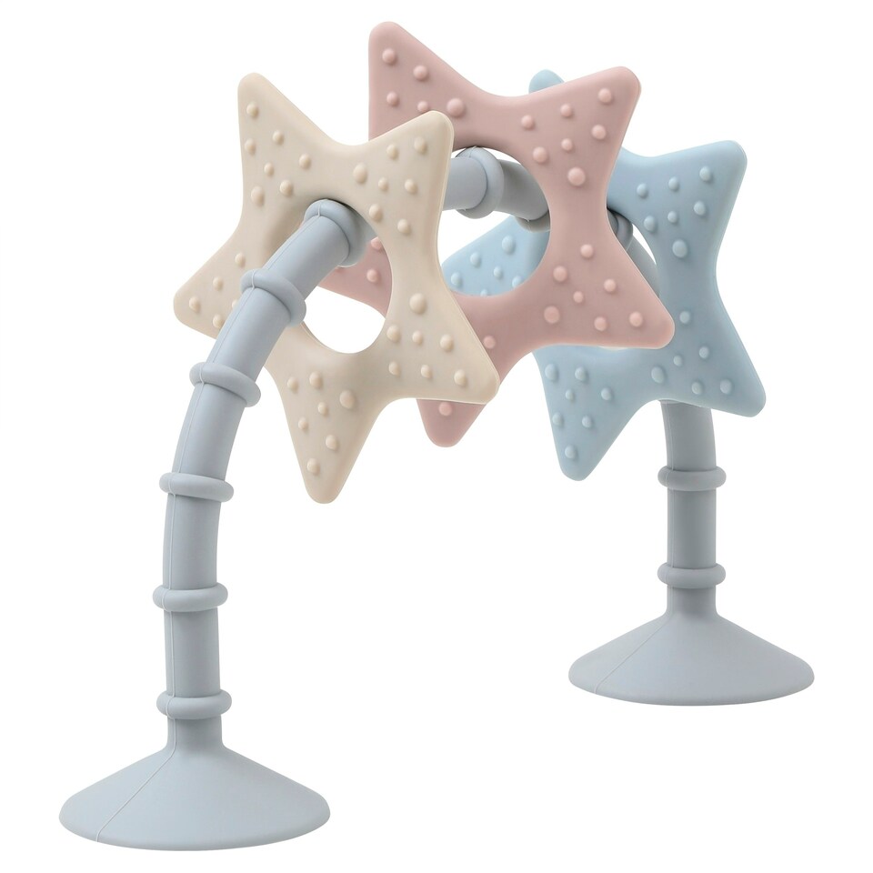 image 1 of Stick 'n' Play Sensory Star Toy and Teether