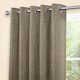 image 4 of Amberley Eyelet Thermal Door Curtain 66" x 84" - Earth