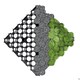 image 7 of True Products TrueGrid Ground Reinforcement Grids Gravel Grass Paving Car Park Drive Path 4 Pack 1sqm approx Black