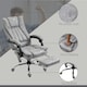 image 6 of Vinsetto 6-Point Vibrating Heat Massage Chair w/ Microfibre Upholstery Grey