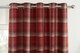 image 2 of Carnoustie Eyelet Blackout Curtains - Red - 229cm x 137cm