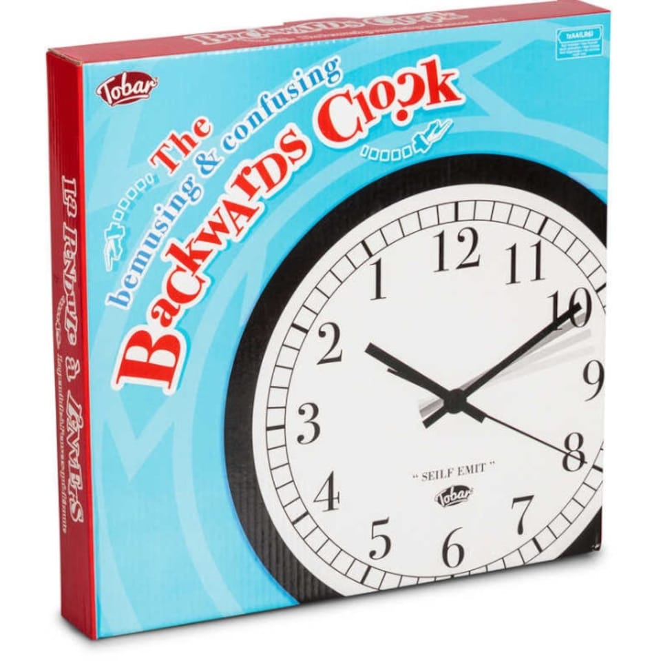 image 1 of Backwards Clock