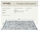 image 6 of Washable Rug Aliya - different sizes, oriental pattern, non-slip underside, non-allergenic short pile Grey | 110 x 60 cm