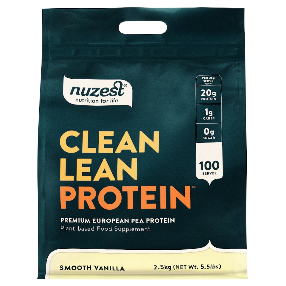 image 1 of Nuzest Clean Lean Protein Vegan Pea Protein Powder Smooth Vanilla 2.5kg 100 Servings