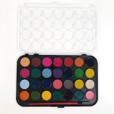 Watercolour Palette with Brush Set