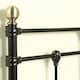 image 4 of Bayford Traditional Vintage Style Black Metal Bed Frame (Single)