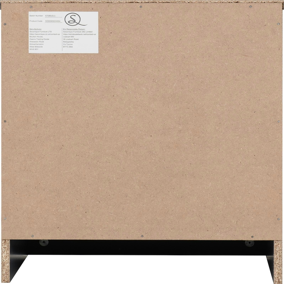 image 1 of Dakota 1 Drawer Bedside White