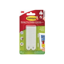 Command Picture Hanging Strips - Multi Colour - Large (4 Sets)