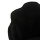 image 4 of Interiors by Premier Black Velvet Dining Chair, Durable & Adjustable Velvet Office Chair, Backrest Accent Chair with Chrome Legs