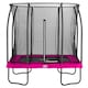 image 1 of 7ft x 5ft Salta Pink Rectangular Comfort Edition Trampoline with Enclosure