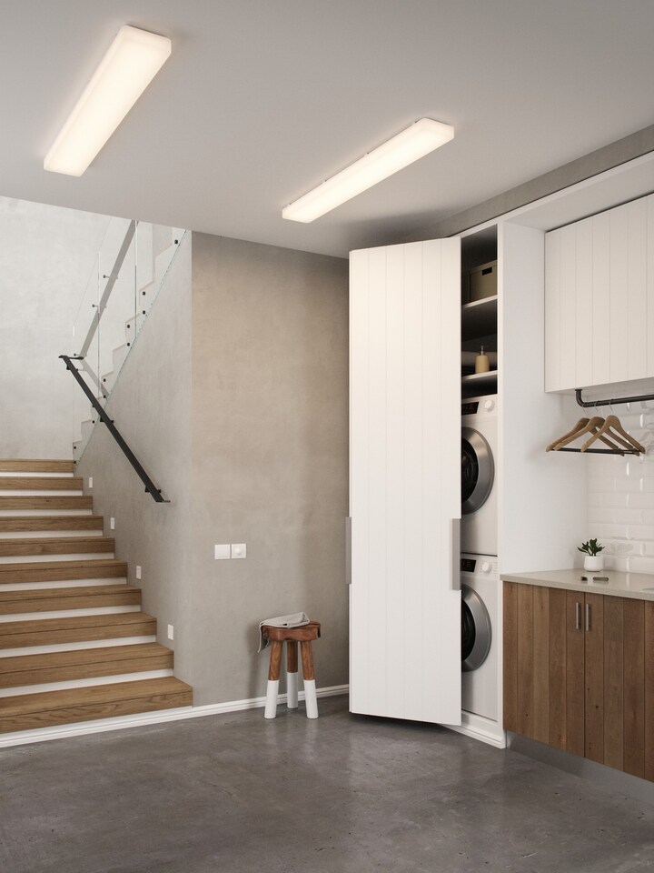 image 1 of Trenton 60 | Batten Light Fitting | White