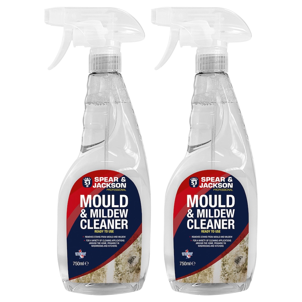 image 1 of Spear & Jackson Mould & Mildew Cleaner 2 x 750ml