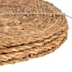 image 3 of Argon Tableware Round Woven Typha Placemats - 30cm - Pack of 6 Brown
