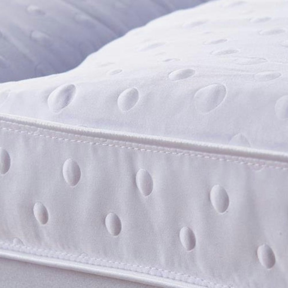 image 1 of 5cm 3D Microfibre Bubble Mattress Topper | White | Double | 1