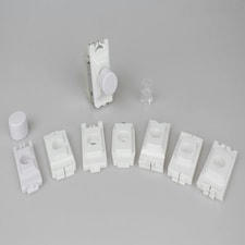 Varilight 2-Way Dimmer for Multiple HF Ballasts/LED Drivers requiring 1-10V DC Input (To fit MK, Schneider/GET and Crabtree) White GFP1M1W.MG N/A