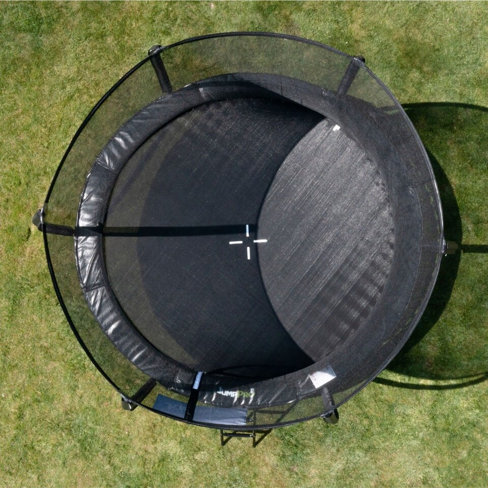 image 1 of 14ft JumpPRO® Xcel Black Round Trampoline with Enclosure