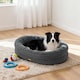 image 10 of Skylos Orthopedic Plush Dog Bed Soft Washable Pet Bed Grey Cosy Cushion XL Size | Grey | XL | XL
