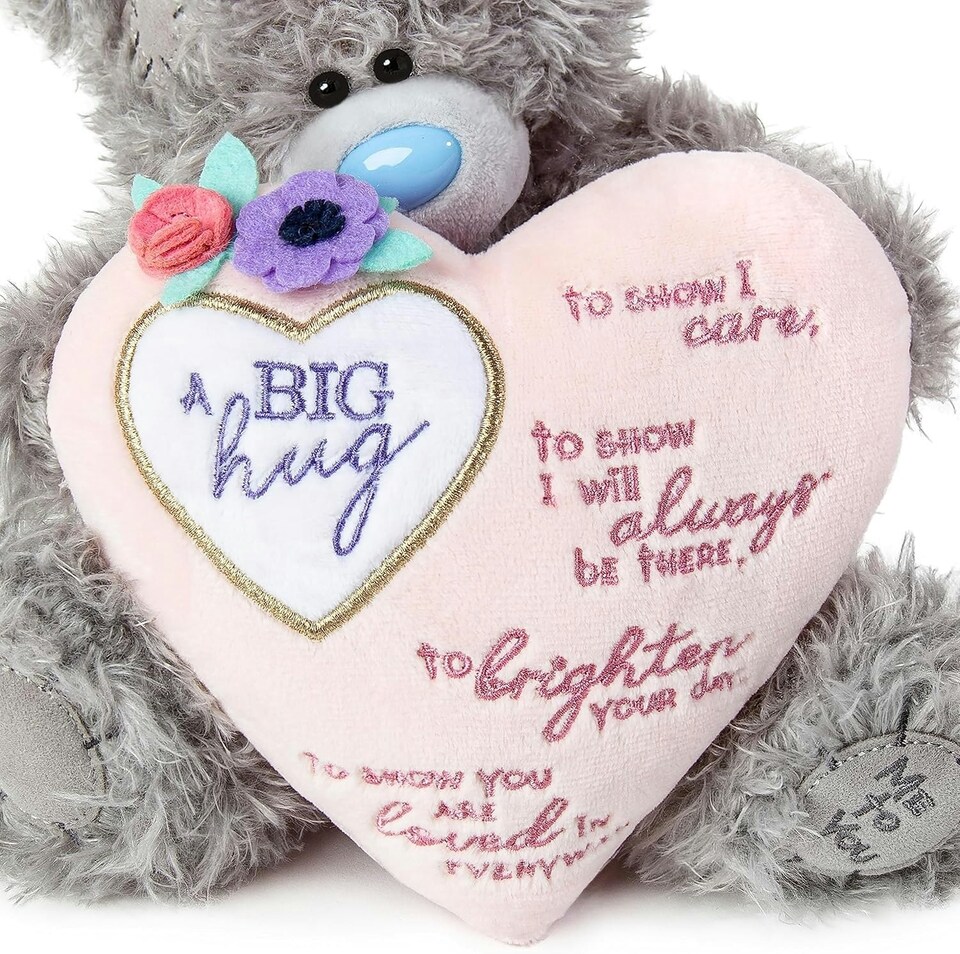 image 1 of Me To You Bear 9" Big Hugs Padded Heart