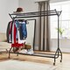 image 7 of House of Home Clothing Rail Heavy Duty Hanging Clothes Shoe Hat Rack Shelves With Wheels 6ft x 5ft | Black
