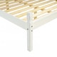 image 5 of Mercers Furniture Corona White 4'6" Double Low End Bed Frame Solid Wood Pine Wooden Bedroom 4ft6 with Mexican Styling