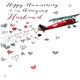 image 2 of Husband Happy Anniversary Greeting Card Joie De Vivre Range Cards