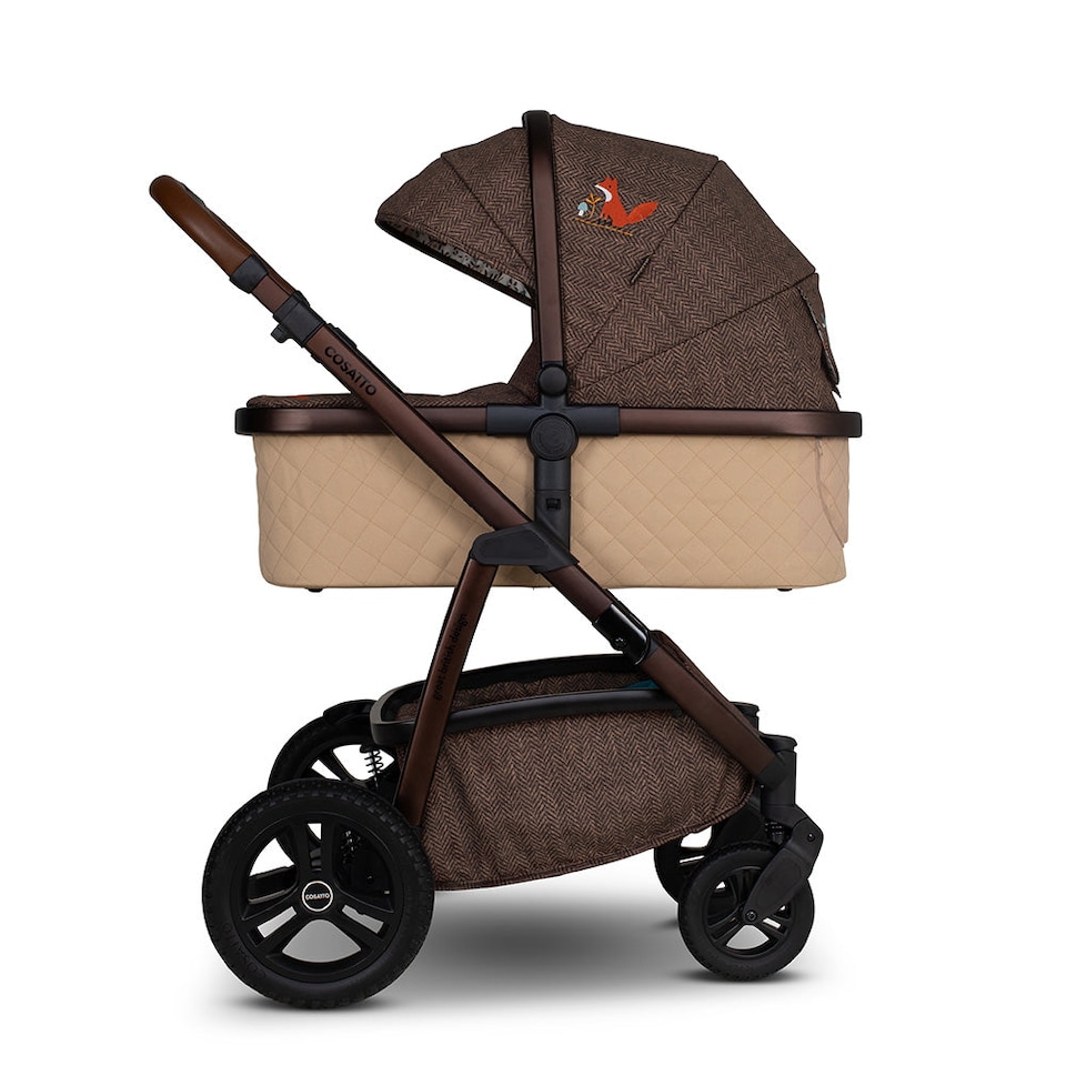image 1 of Cosatto Wow 3 Pram and Pushchair Carrycot and Reversible Seat, All Terrain Travel System