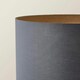 image 4 of ValueLights Camden Brushed Chrome Tripod Floor Lamp Charcoal Shade Grey