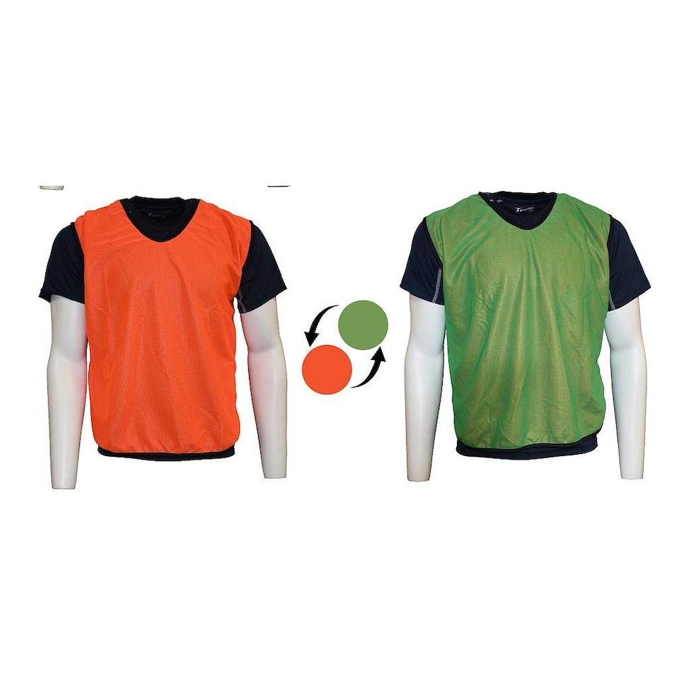 image 1 of Reversible Mesh Training Bib (Youth, Adult) Yellow/Royal Youths