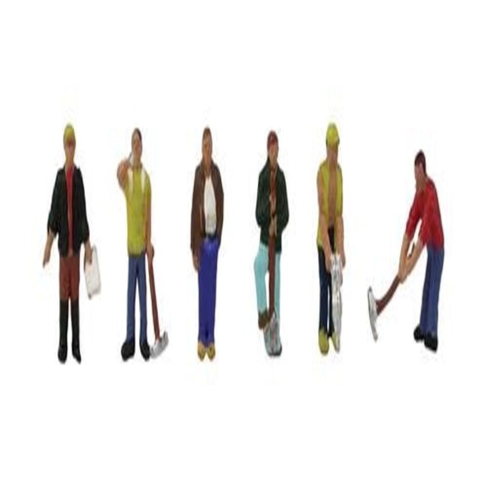 Graham Farish Construction Workers (6) Figure Set