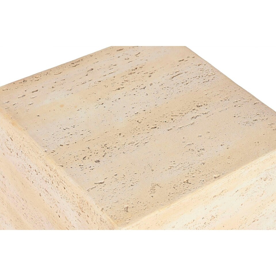 image 1 of Small Side Table Home ESPRIT Beige Magnesium 40 x 40 x 40 cm N/A