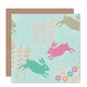 image 3 of Abstract Bunny Rabbits Easter Card