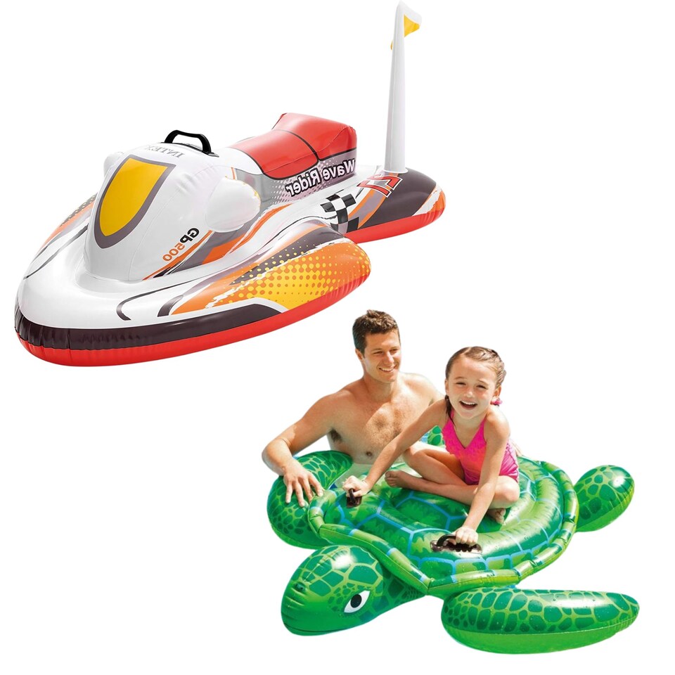 image 1 of Intex 4 in 1 Swimming Pool Ride On - Neutral