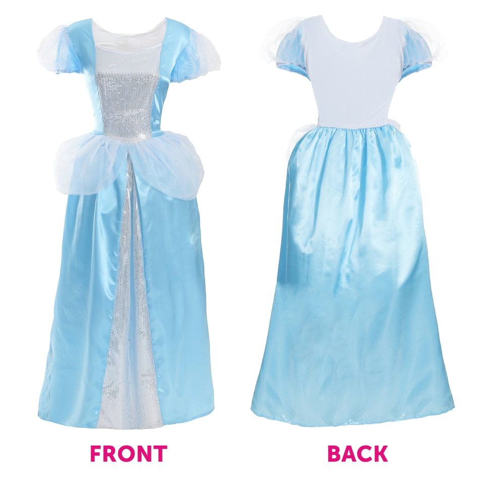 image 1 of Blue Princess Fairytale Dress Blue | XS