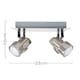 image 5 of ValueLights Touch Square Brushed Silver Spotlight and Cool White Bulb