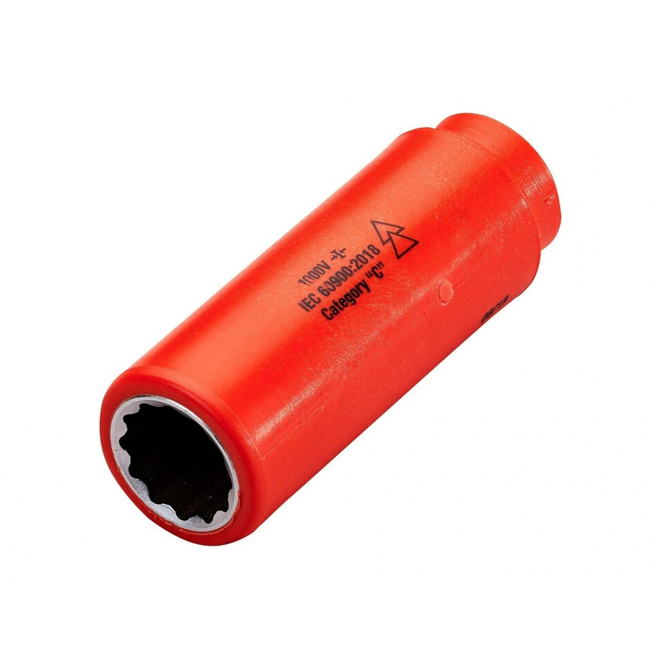 Itl Insulated Insulated Deep Socket, 1/2in Drive - Multi Colour - 16mm