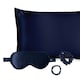 image 2 of Silk Addict 100% Mulberry Gift Set - Navy