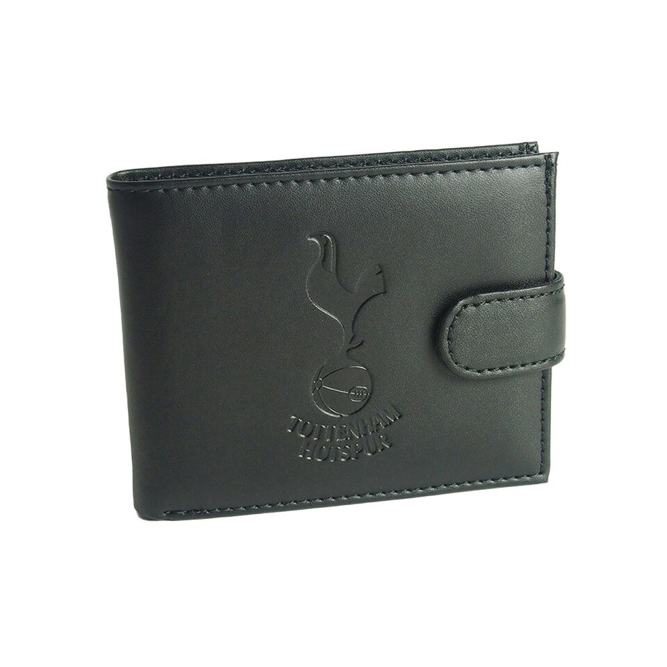 image 1 of Tottenham Hotspur FC Leather Wallet - Black - One Size