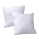 image 1 of Set of 2 18" Plain Cushion Pads Extra Deep Hollow Fibre Filled Pillow Inserts for Comfort